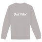 Heavyweight Unisex sweat-shirt, Just Vibin' - back_heathergrey