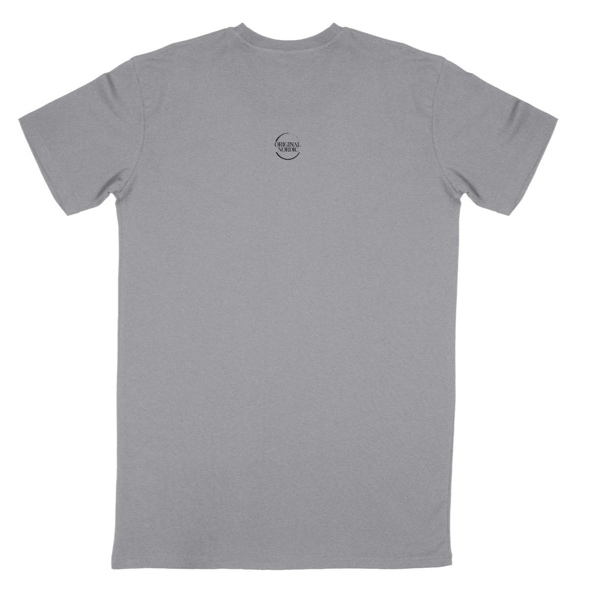 Unisex Classic T-shirt, logo - back_heathergrey