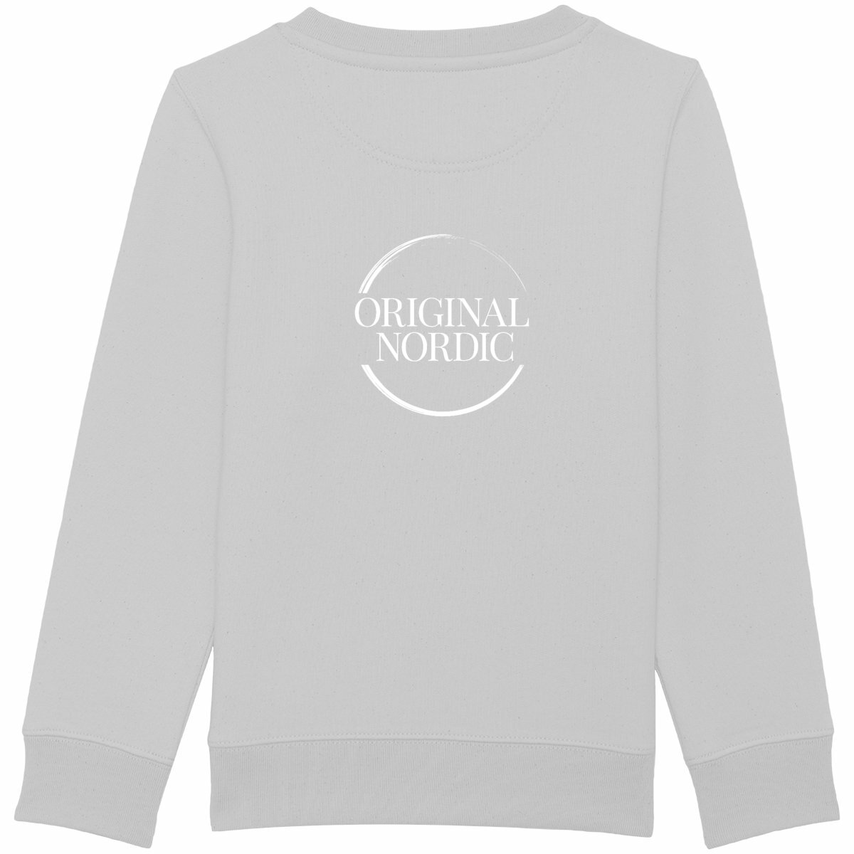 Kids Heavyweight Sweatshirt, Ro - back_heathergrey