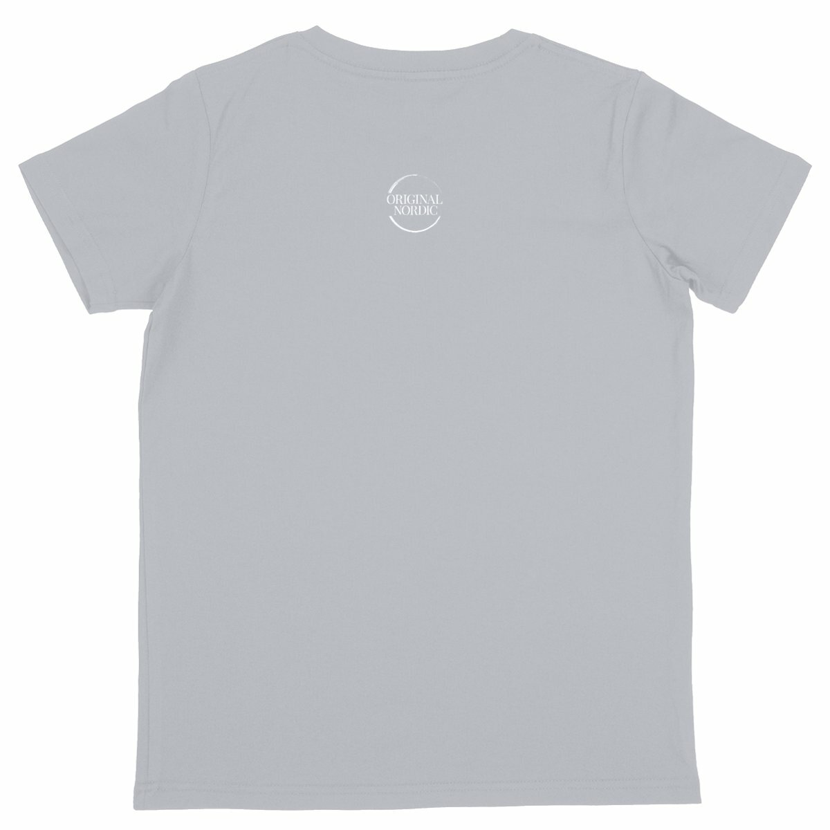 Lightweight kids T-shirt, Ho Ho Ho... - back_heathergrey