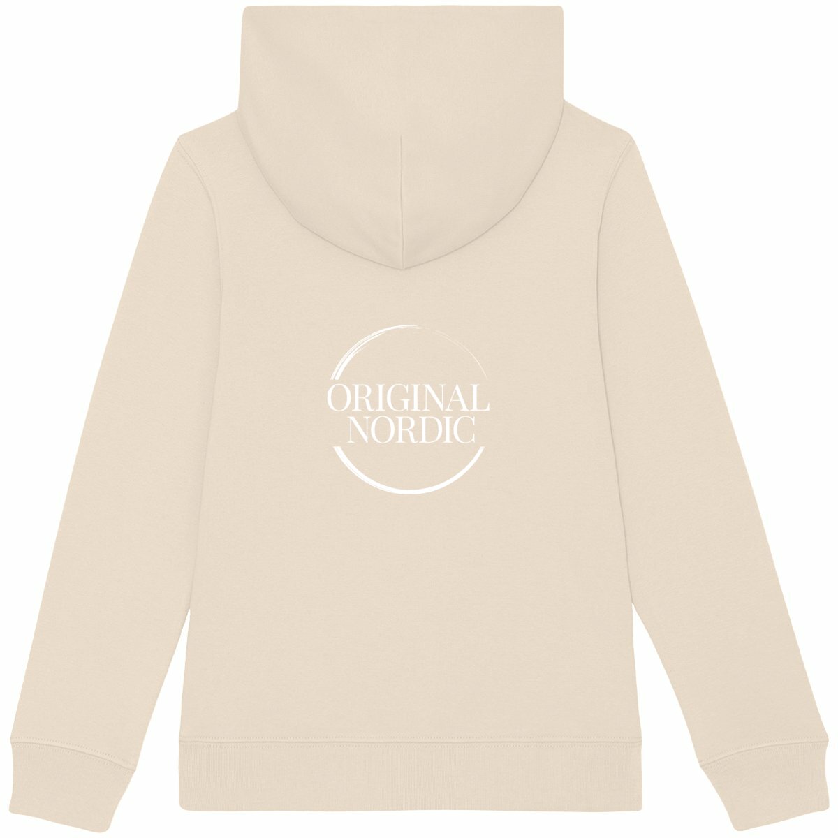 Kids Heavyweight hoodie, Self-belief is Power - back_ivory