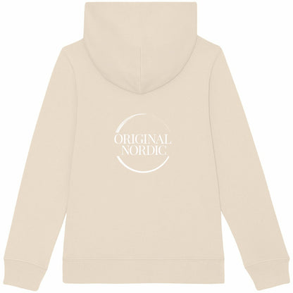 Kids Heavyweight hoodie, Self-belief is Power - back_ivory