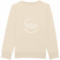 Kids Heavyweight Sweatshirt, Young and Free - back_ivory