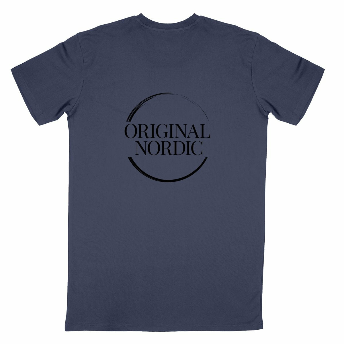 Unisex Classic T-shirt, logo - back_navy