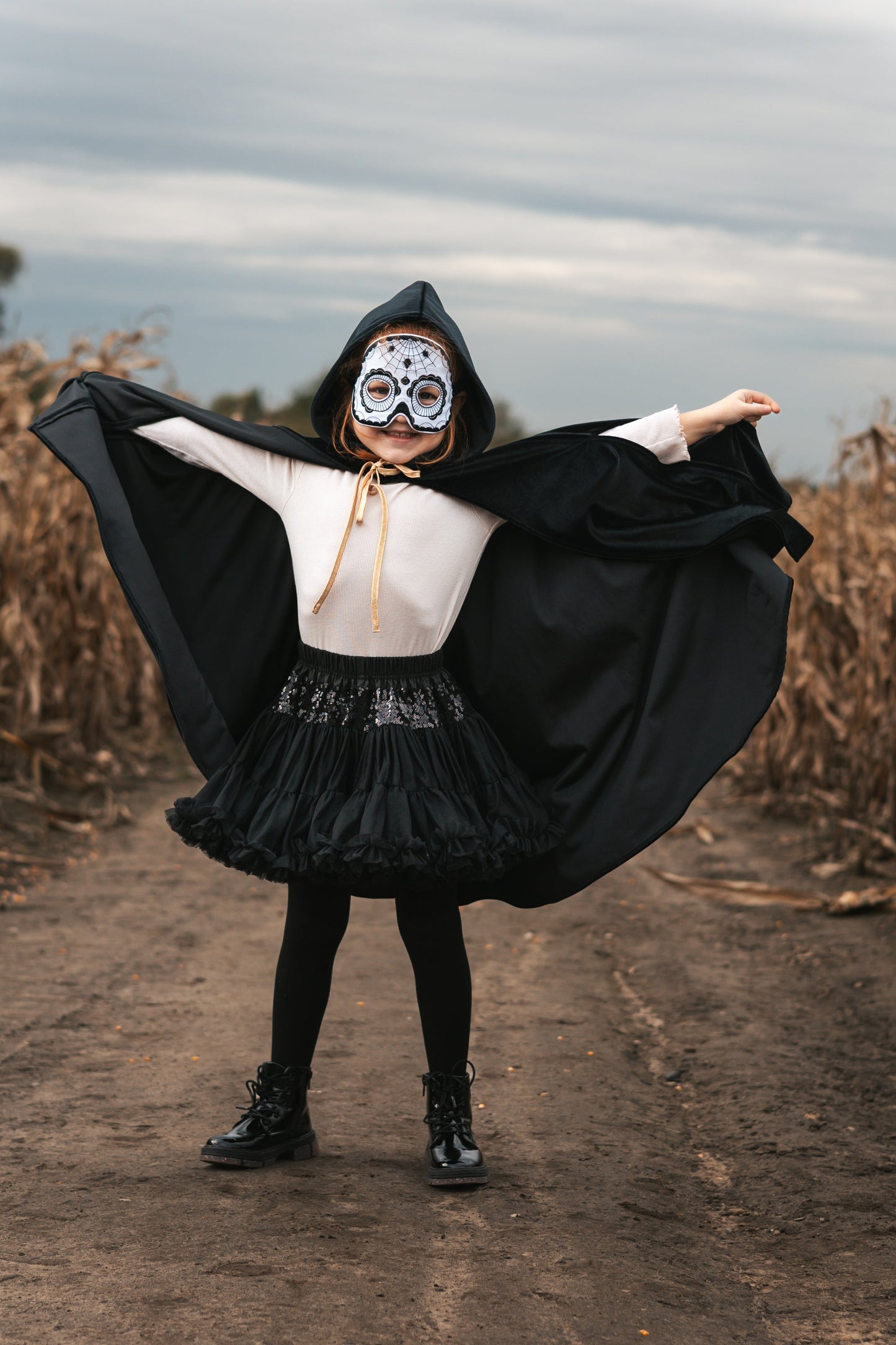 Skull Mask Black Halloween