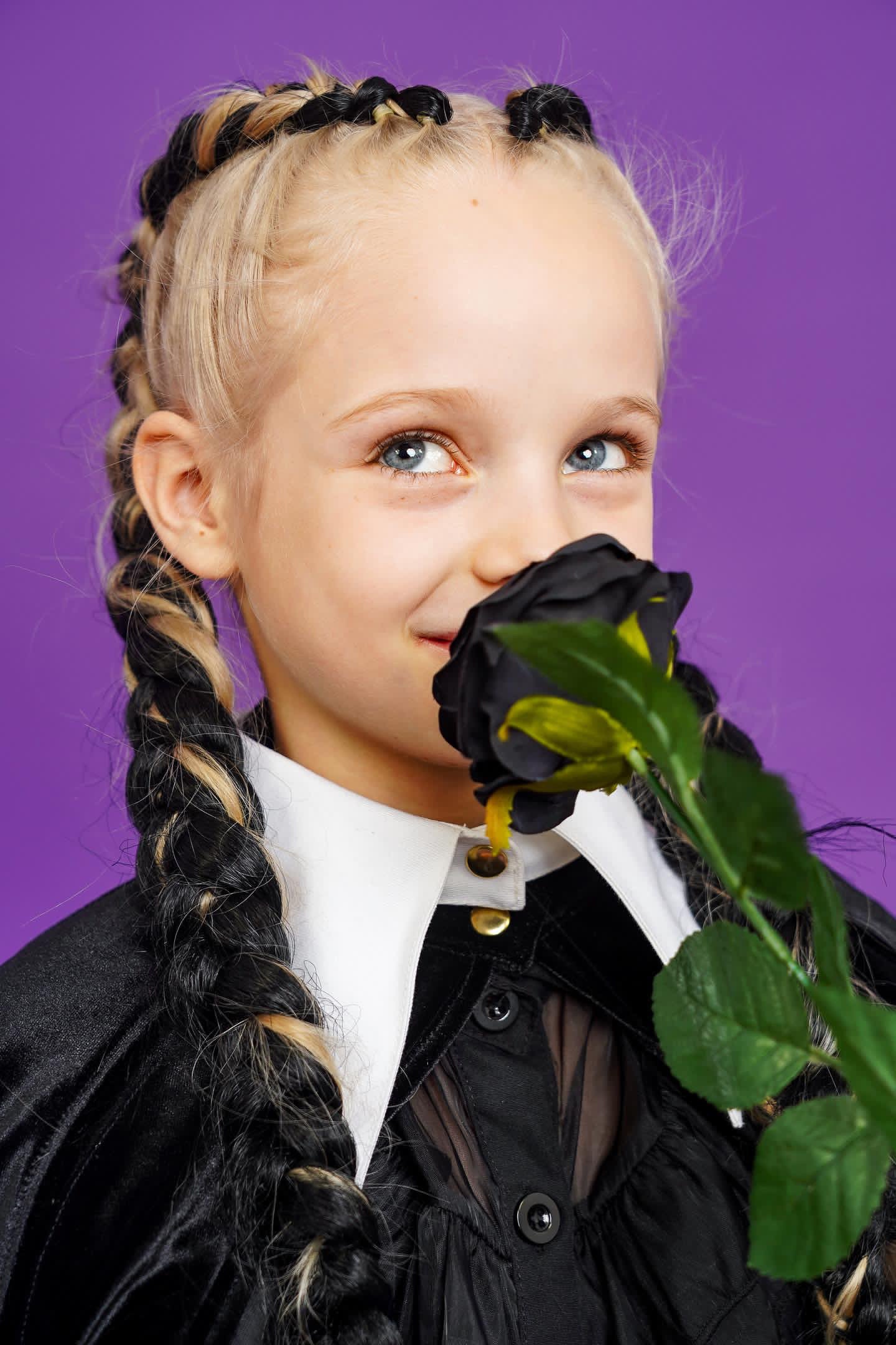 Magisk Kappe til Børn i Wednesday Stil