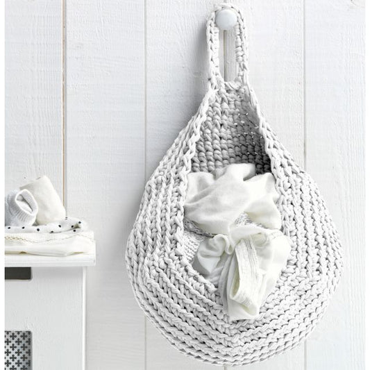 DIY Hækle Kit Storage Bag Off-White