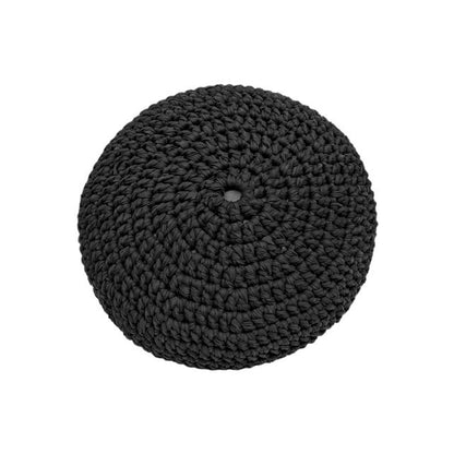 DIY Häkel- und Strickset Zpagetti Pouf Galaxy Schwarz