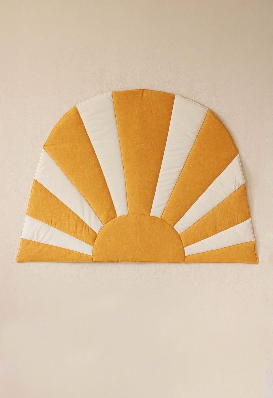 “Dinner in Sausalito” Linen Sun Mat