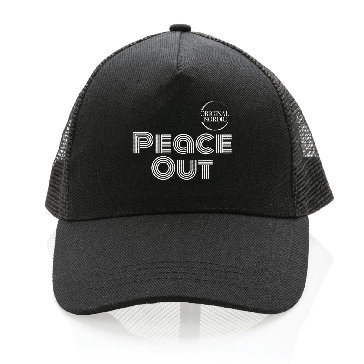 Trucker Cap 100% Recycled, Peace Out - front_0