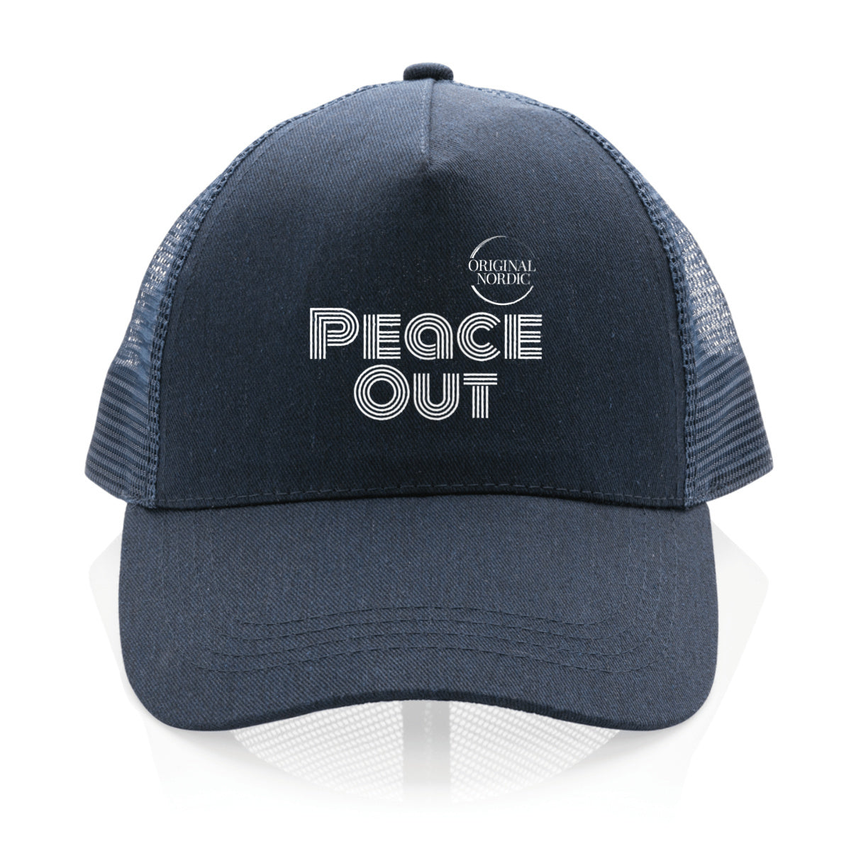 Trucker Cap 100% Recycled, Peace Out - front_1