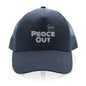 Trucker Cap 100% Recycled, Peace Out - front_1