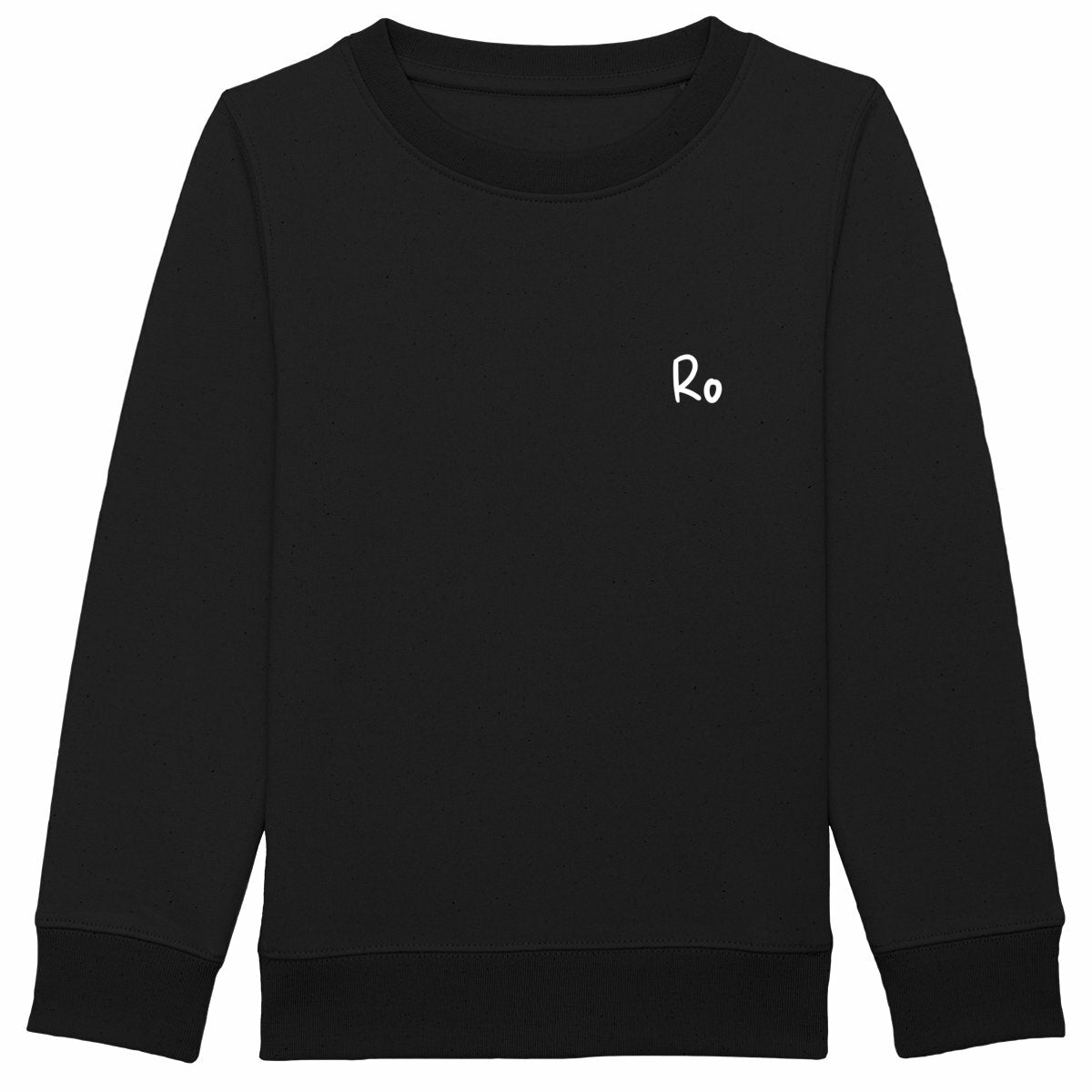 Kids Heavyweight Sweatshirt, Ro - front_black