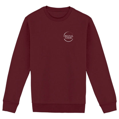 Heavyweight Unisex sweat-shirt, Just Vibin' - front_burgundy