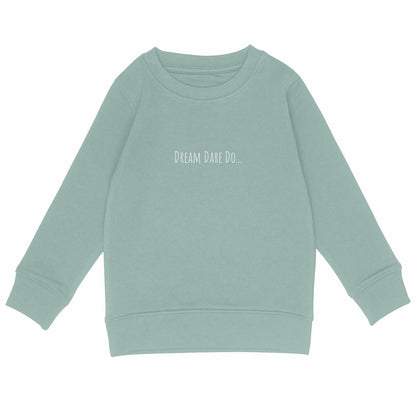 Kids lightweight sweatshirt, Ho Ho Ho... - front_green