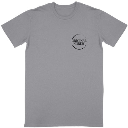 Unisex Classic T-shirt, logo - front_heathergrey