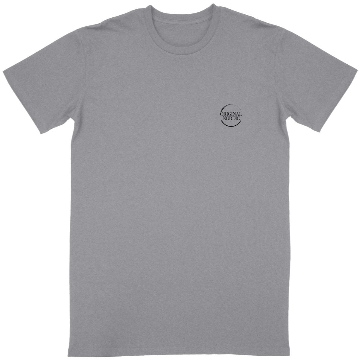 Unisex Classic T-shirt, logo - front_heathergrey
