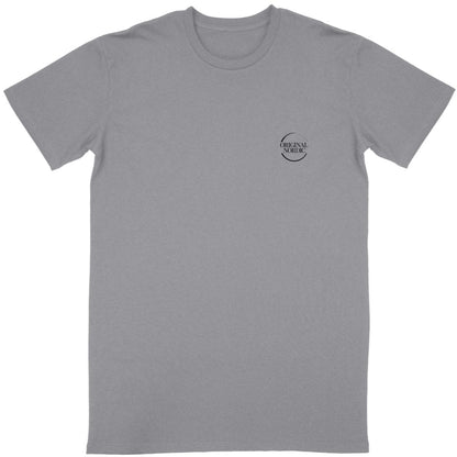 Unisex Classic T-shirt, logo - front_heathergrey