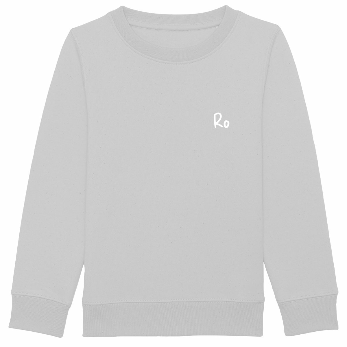 Kids Heavyweight Sweatshirt, Ro - front_heathergrey