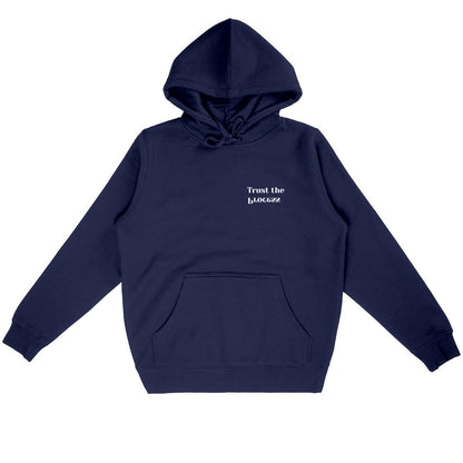 Unisex Lightweight Hoodie, Trust the Process - front_navy