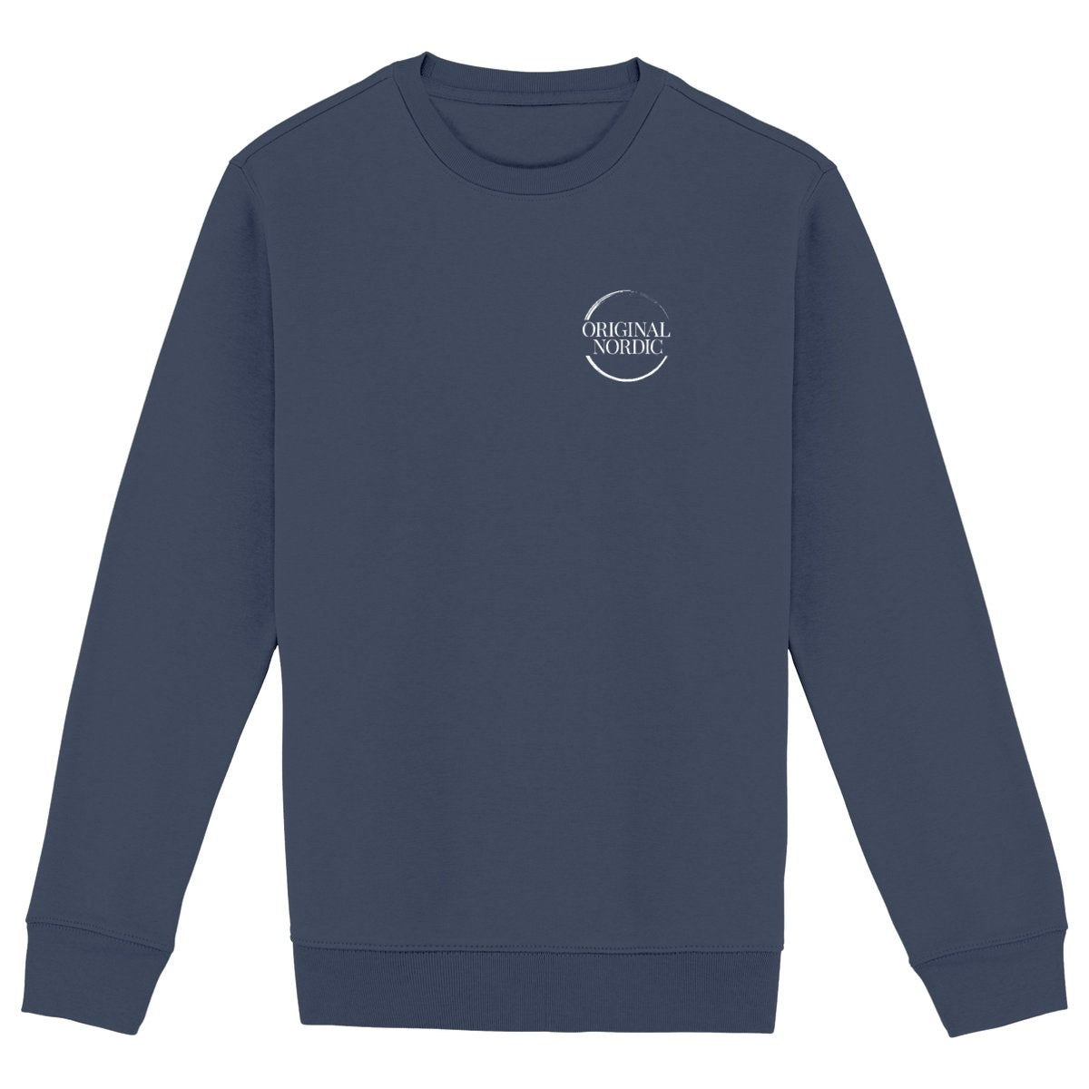 Heavyweight Unisex sweat-shirt, Just Vibin' - front_navy