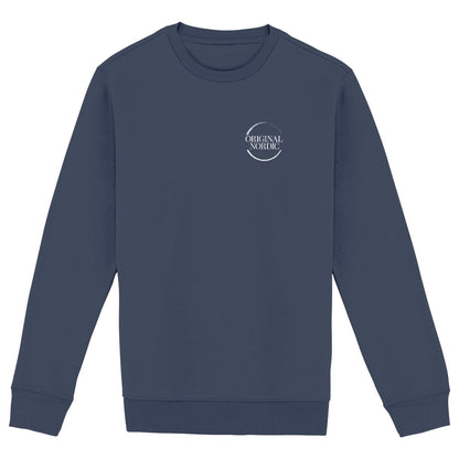 Heavyweight Unisex sweat-shirt, Just Vibin' - front_navy