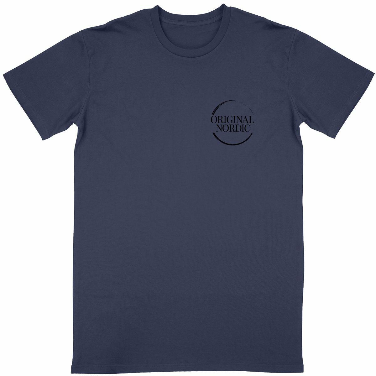 Unisex Classic T-shirt, logo - front_navy