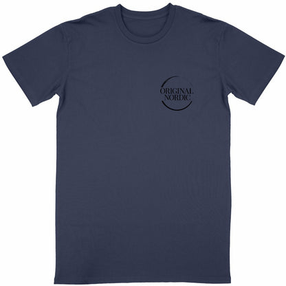 Unisex Classic T-shirt, logo - front_navy
