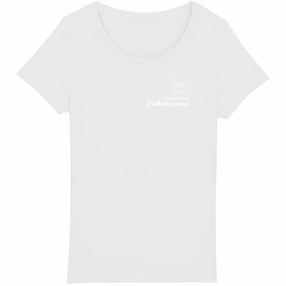 Lotus Pose Lightweight t-shirt - front_white