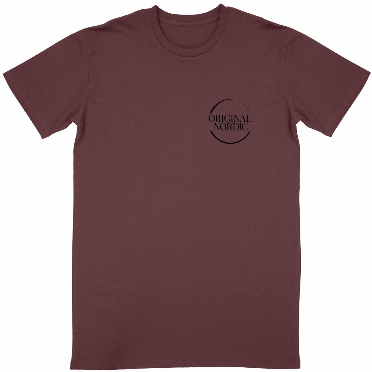 Unisex Classic T-shirt, logo - front_wine