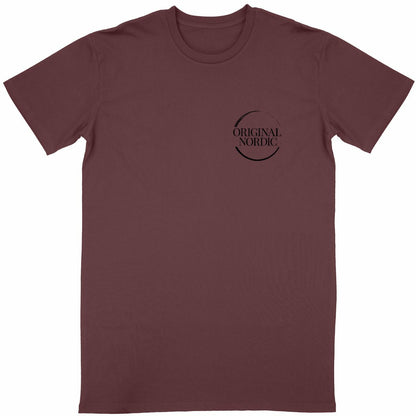 Unisex Classic T-shirt, logo - front_wine