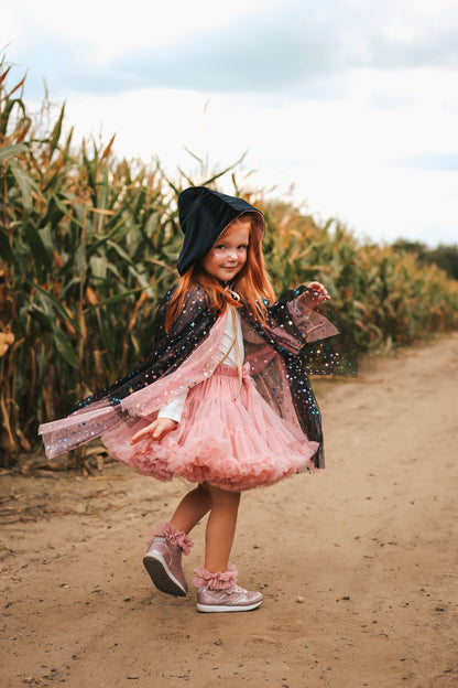 Magisk Tosidet Børnekappe Regnbue Stjerner
