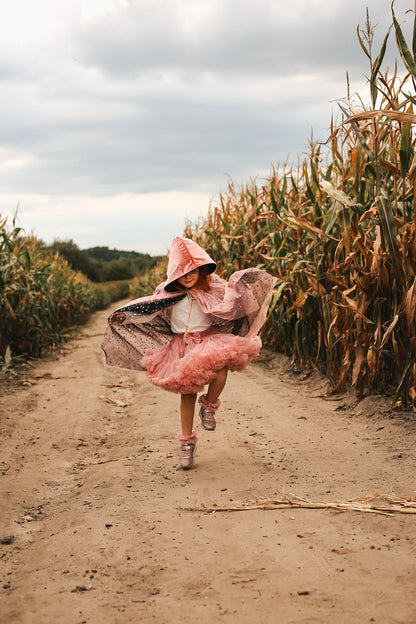 Magisk Tosidet Børnekappe Regnbue Stjerner