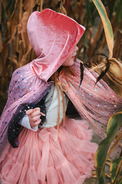 Magisk Tosidet Børnekappe Regnbue Stjerner