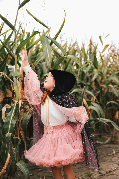 Magisk Tosidet Børnekappe Regnbue Stjerner