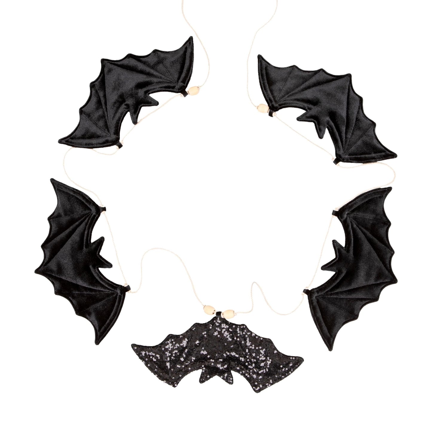 Dekorativ Halloween Guirlande 5 Flagermus