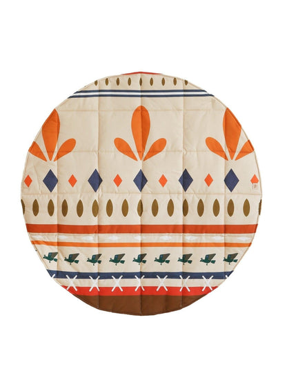 “Indian vibe” Round Cotton Mat - Moi Mili
