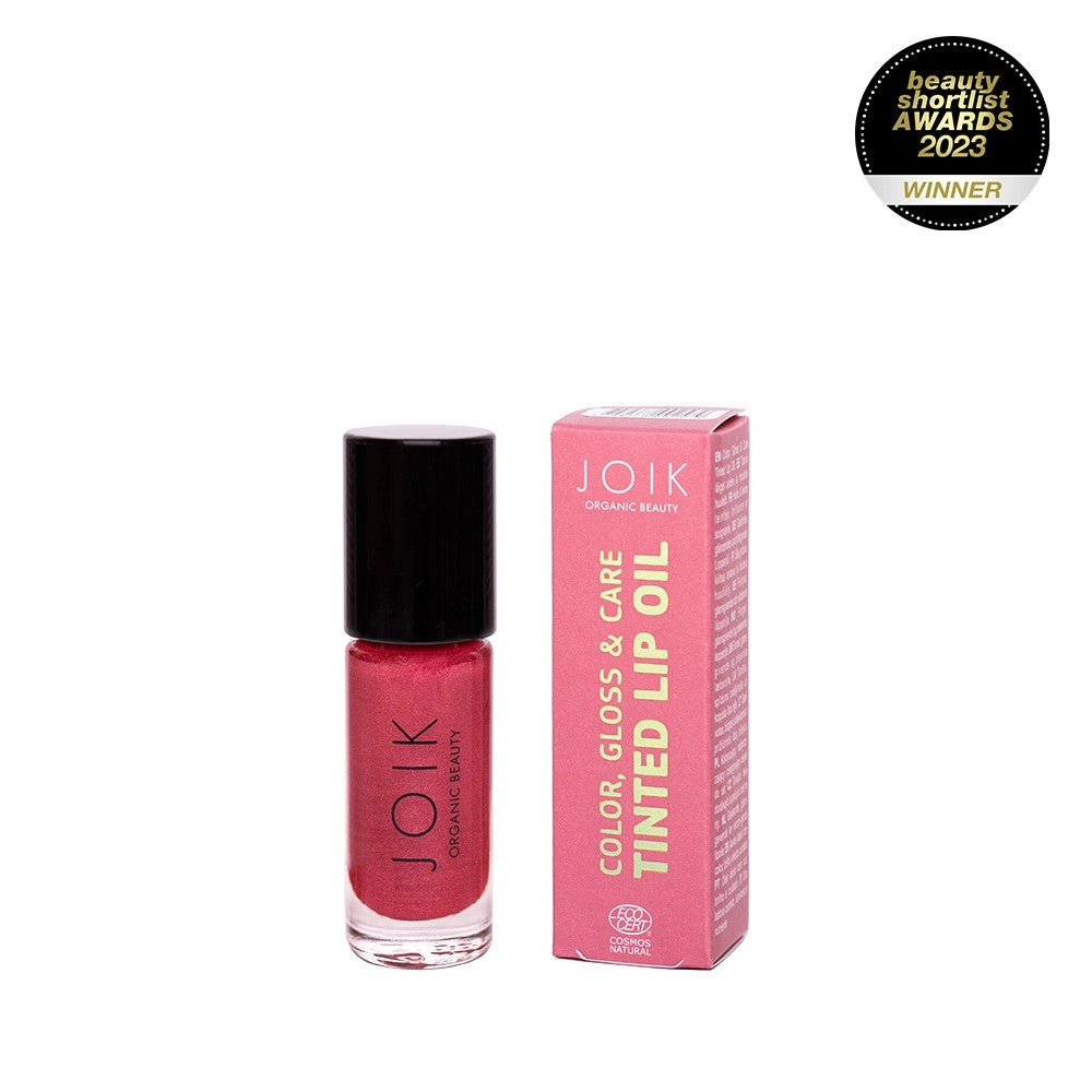 Organic Beauty Colour, Gloss & Care Lip Oil - 02 Raspberry Sorbet