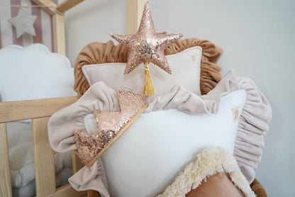 Eventyrkrone og Tryllestav Magisk Sæt Rose Gold