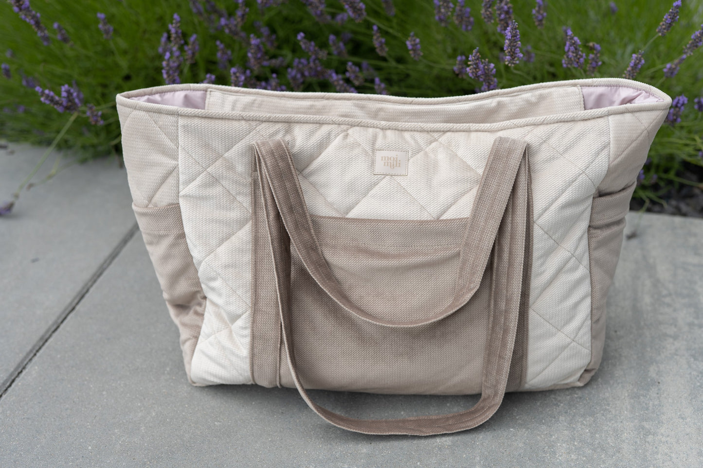Mom / Weekender Bag - Beige