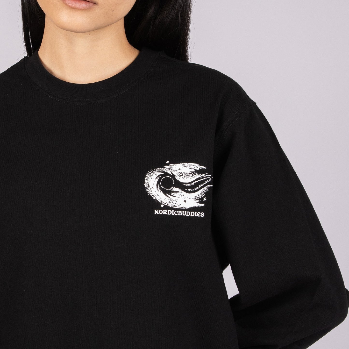 Novels Longsleeve Shirt With Cuffrib Unisex - Black