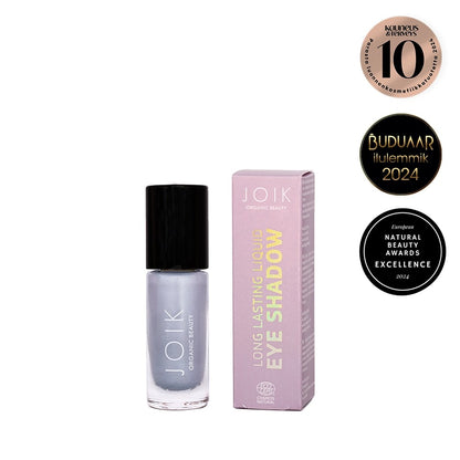 Organic Beauty Long Lasting Liquid Eye Shadow - 02 Silver Grey