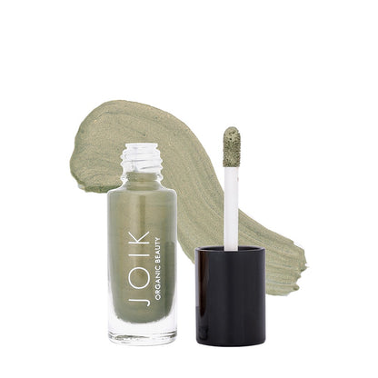 Organic Beauty Long Lasting Liquid Eye Shadow - 03 Golden Green