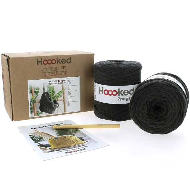 DIY Hækle Kit Revisto Basket Antracite