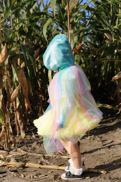 Regnbue Fe Magisk Kappe