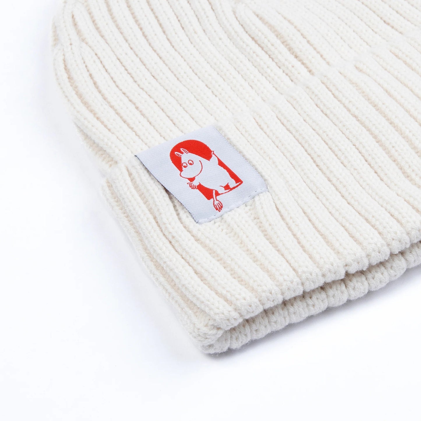 Red Cross Beanie for Adults - White