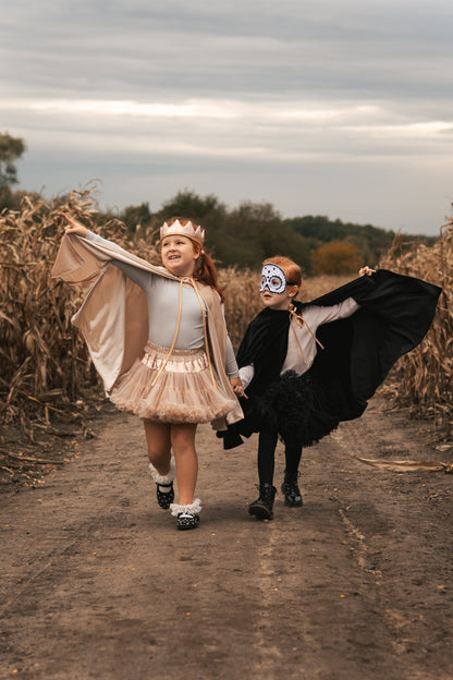 Lille Creme Rødhætte - Hvid Heks Magisk Kappe