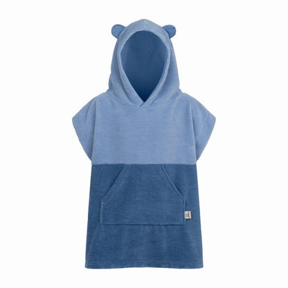 Surfbear Kids Bath Poncho - Blue