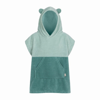 Surfbear Kids Bath Poncho - Green