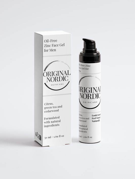 Oil-Free Zinc Face Gel for Men